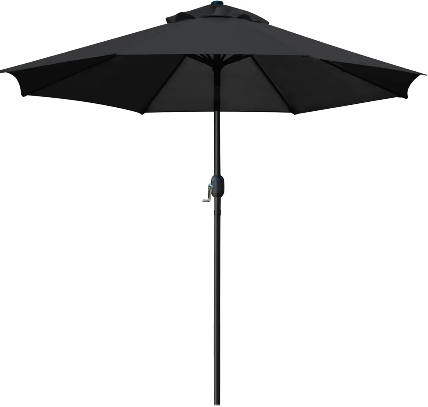 

9ft Patio Umbrella with Crank and Tilt for Outdoor Table, 8 Sturdy Ribs