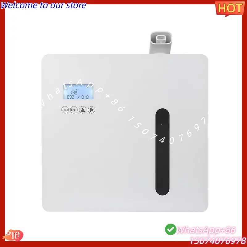 2026New Hotel Lobby Smart Metal Electric Essential Oil Diffuser App Control Waterless Aroma Diffuser 500mL Scent Machine 1