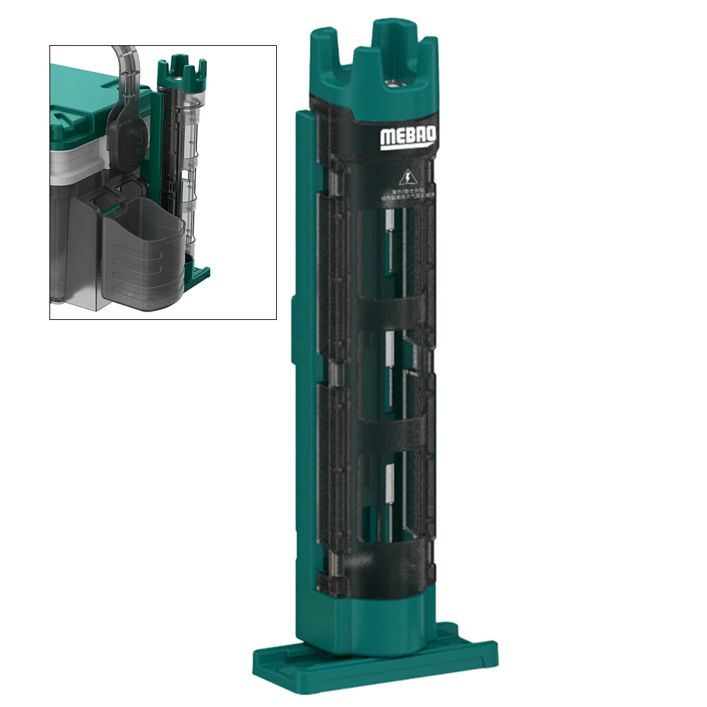 Angelrute Box Halter Tragbare Angeln Box Rack Abnehmbare Angelrute Display Halterung Bewegliche Basis Angeln Zubehör