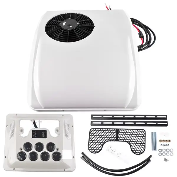 New 12V Electric Rooftop AC Unit RV Air Conditioner for Caravan Trailer RV for Mobile Living
