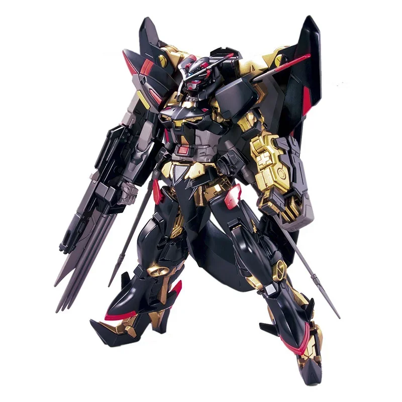 Bandai-Figura de ação Gundam Original, modelo original de Anime, HG 1: 144, ASTRAY Gold Frame, AMATSU Mini Brinquedos, presentes colecionáveis para crianças