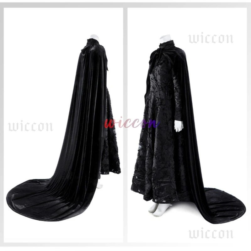 Filme malvado elphaba cosplay traje longo manto vestidos chapéu uniforme feminino meninas halloween role play festa roupas peruca