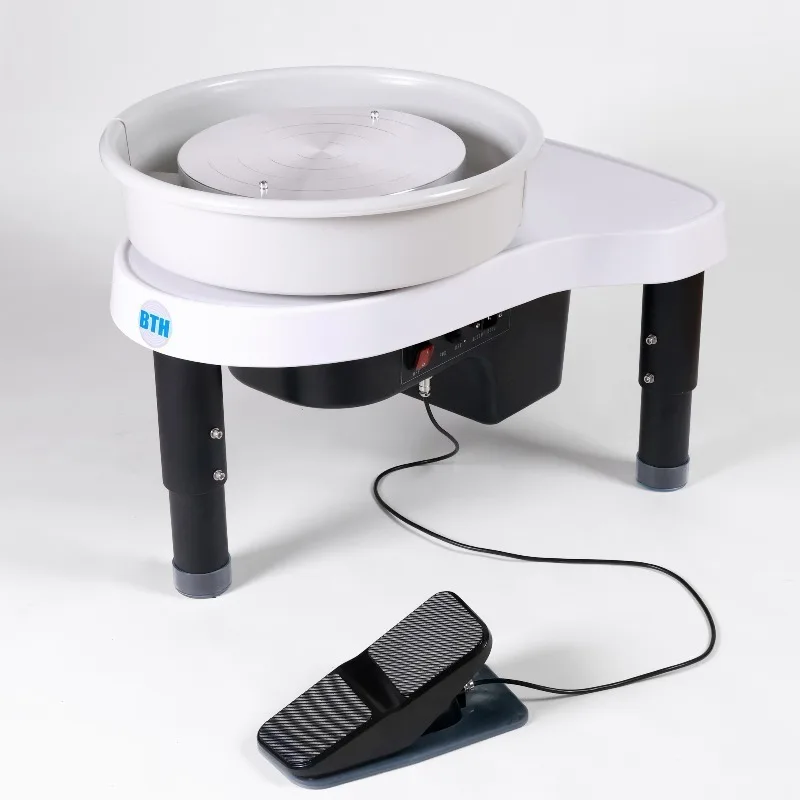 

-Selling Professional Electric Pottery Wheel Hand-Pulled Variable Speed 0-300rpm Low Noise 500W 88 Lbs Art Supplies