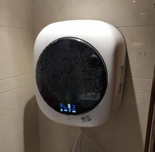 Mini Wall-Mounted Automatic Drum Washing Machine with Dryer for Caravan