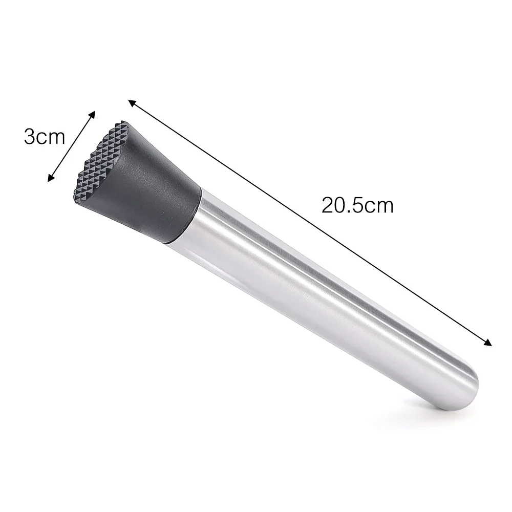 Stainless Steel Multifunction Crushed Ice Hammer Crushed Popsicle Sticks Cocktail Ice Cube Crusher Fruit Muddle Pestles Bar Tool