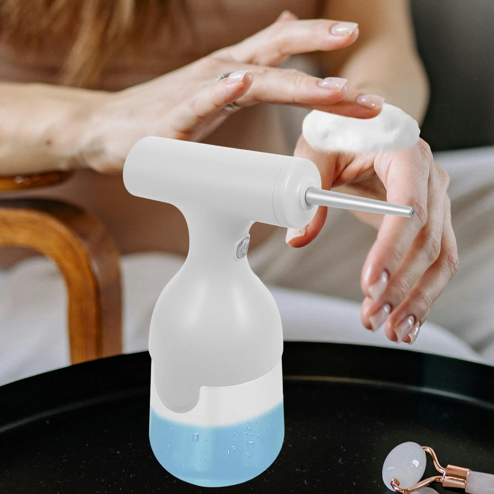 

1 set 1 Set Electric Face Wash Foamer Foam Maker Multi-Function Cleanser Bubbler Shower Gel Shampoo Tool Durable Plastic Foaming