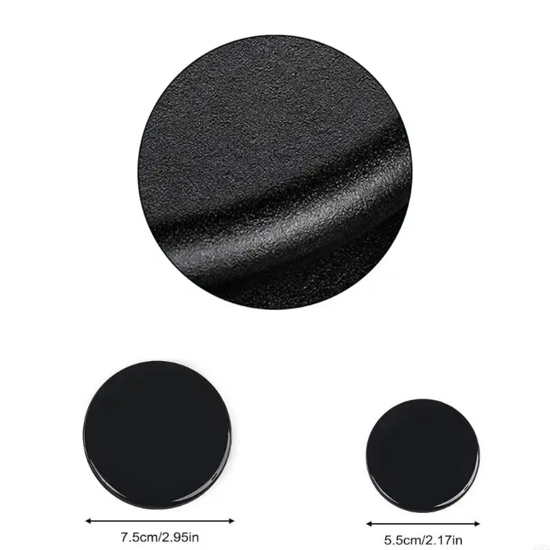 J6PE 4 Piece Gas Stove Caps Metal Set for Home Kitchen Renewal
