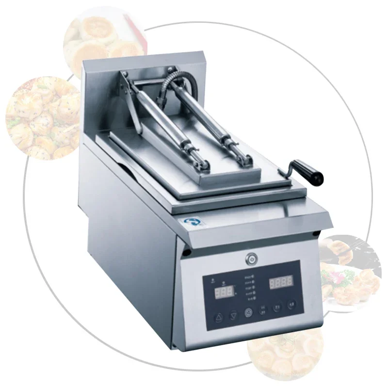 

Automatic Fried Dumpling Machine Stainless Steel Commercial Automatic Timing Water-Filling Multi-function Fried Dumpling Machine