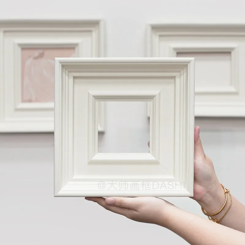 Simples coquette decoração de madeira moldura de foto personalizada moldura de espelho de parede itens de decoração de casa quadro decorativo decoração de casa
