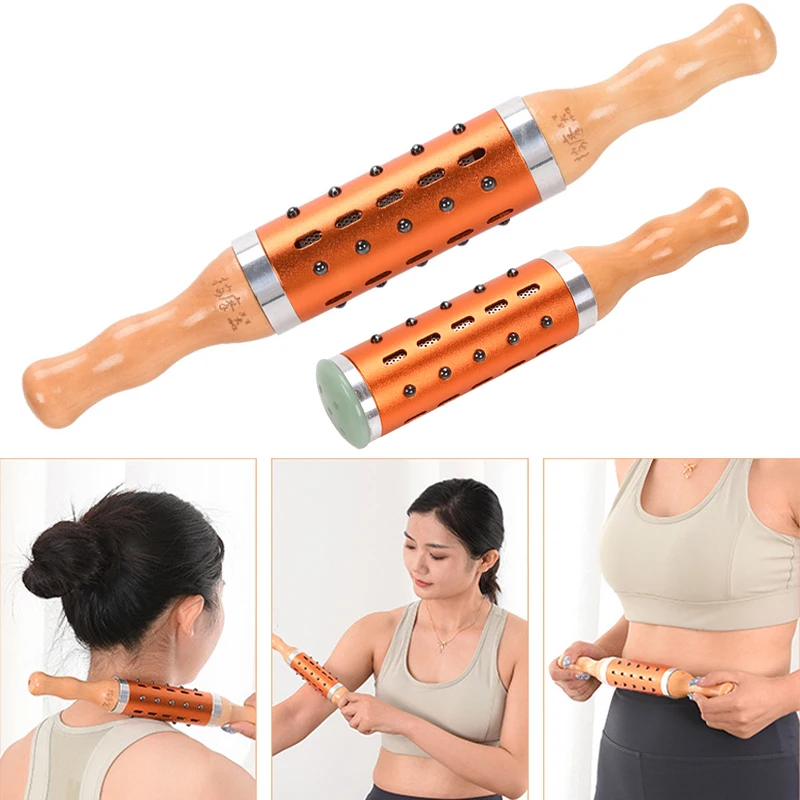 Warm Jade Beauty Face Massage Moxibustion Rotatable Lodestone Massager Moxa Stick Burner Heating Acupuntura Therapy Health Care