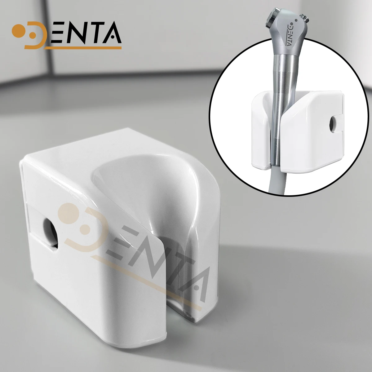 Dental Handpiece Holder Hanger Box Single Seat Ultrasonic Scaler 3 way syringe Hanging Rack Dental Chair Accessory Single Hanger - Image 2
