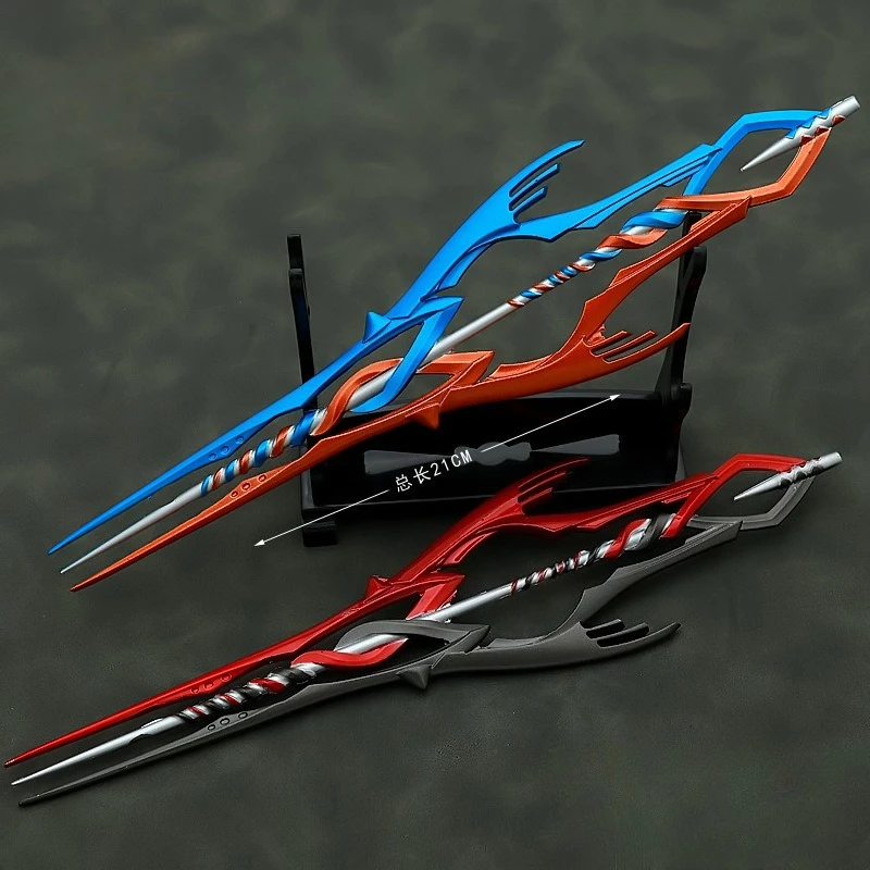 21 ซม./8.27in New Century Warrior อะนิเมะเริ่มต้นเครื่องหมายเลข 10 Gaius ปืนอาวุธรุ่นเครื่องประดับคอลเลกชันเดสก์ท็อปของขวัญ