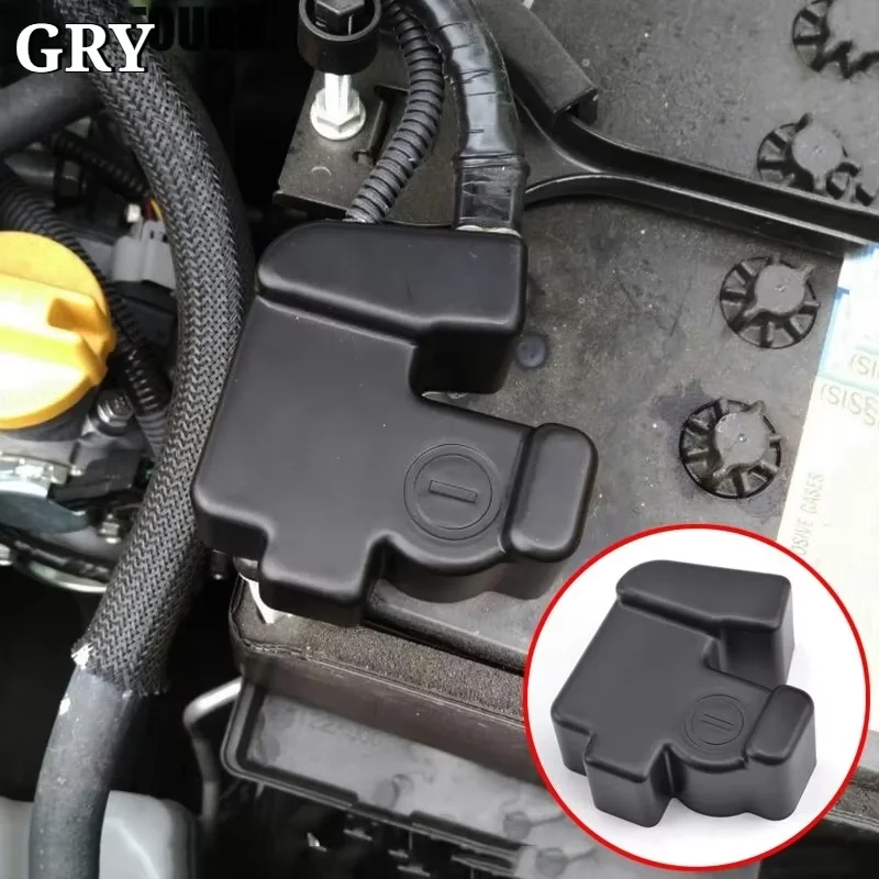 Car Battery Negative Protection Cover For Subaru Forester 2013-2018 Outback 2015-2016 ABS Black Interior Car Accessories