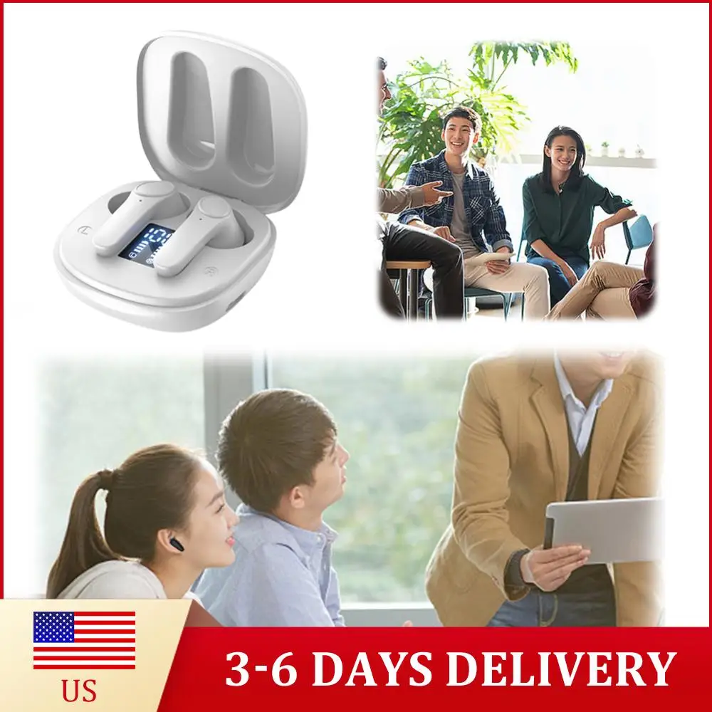 

144 Languages Real Time Translator Earbuds Noise Reduction Wireless BT Two-Way Smart Voice Translator 4 Translation Mode