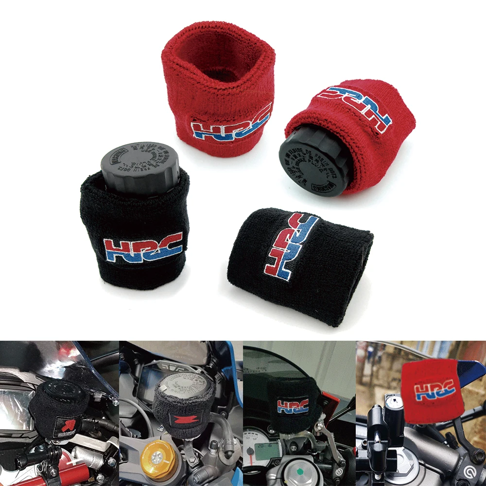 Motorcycle Front Fluid Oil Brake Reservoir Socks For Honda HRC CBR250RR CBR250R CBR600RR CBR1000RR CBR500R CBR300R RC212 CBF1000