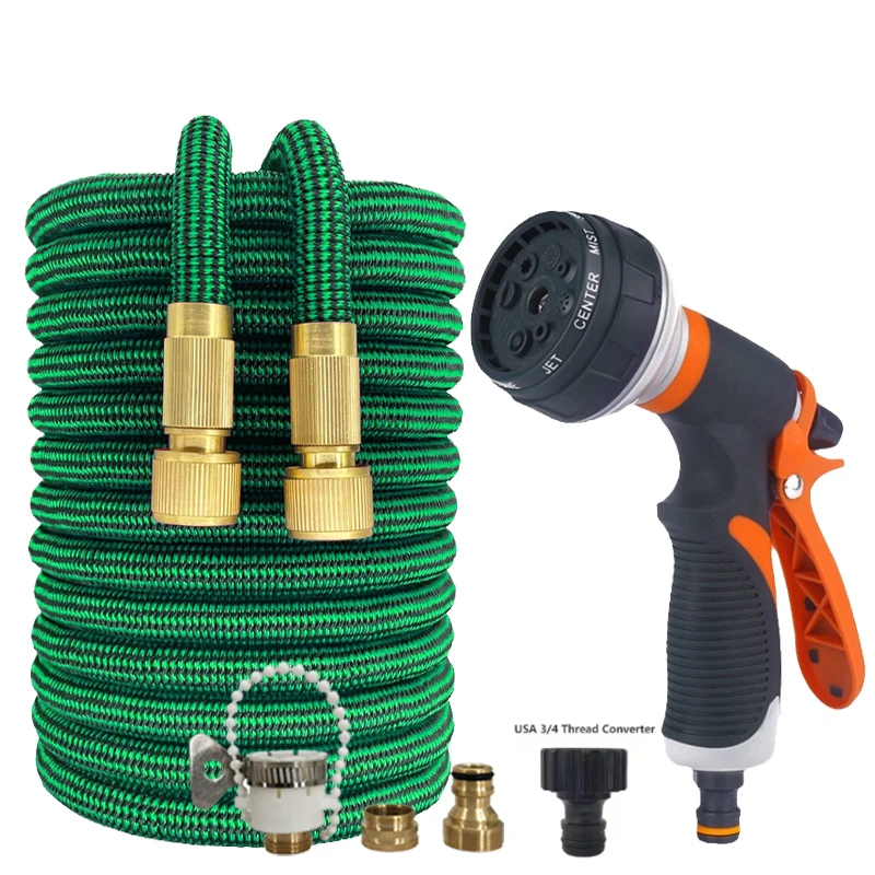 

Garden Best-Selling Hose Set 3X Expansion Watering Pipe With High-Pressure Adjustable Water Gun, Garden Irrigation Supplies