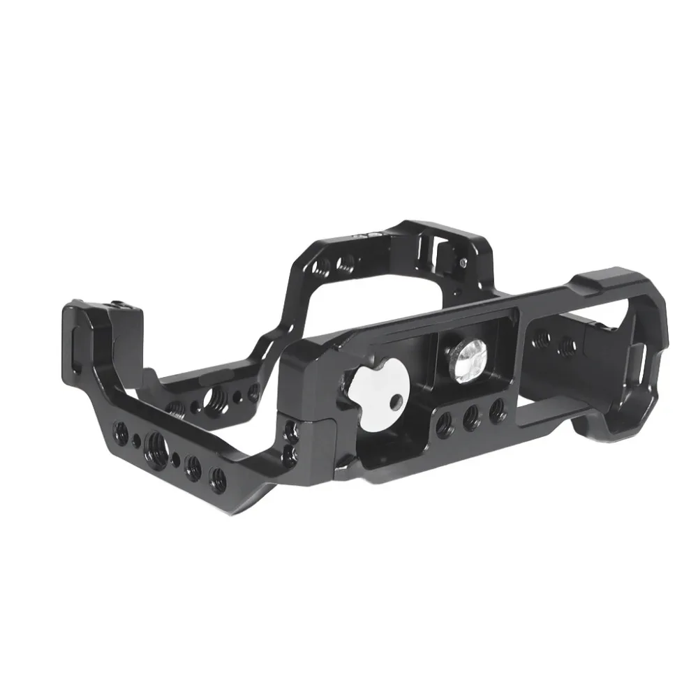 Camera Cage Rig For Canon EOS R50 Camera Protective Case with Cold Shoe Mount for LED Light Microphone for Arca-Swiss Tripod - Image 4