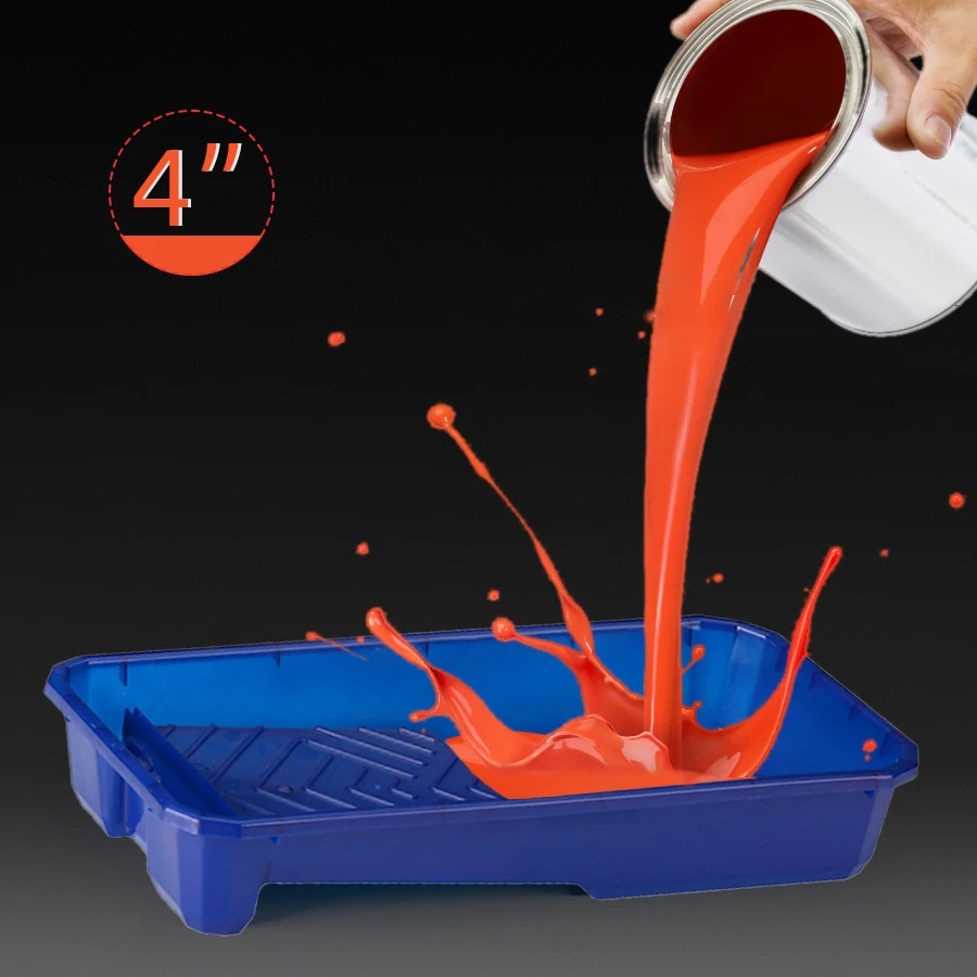 4' Paint Tray for Indoor and Outdoor Painting; Perfect Gift for Artists and DIY Enthusiasts.