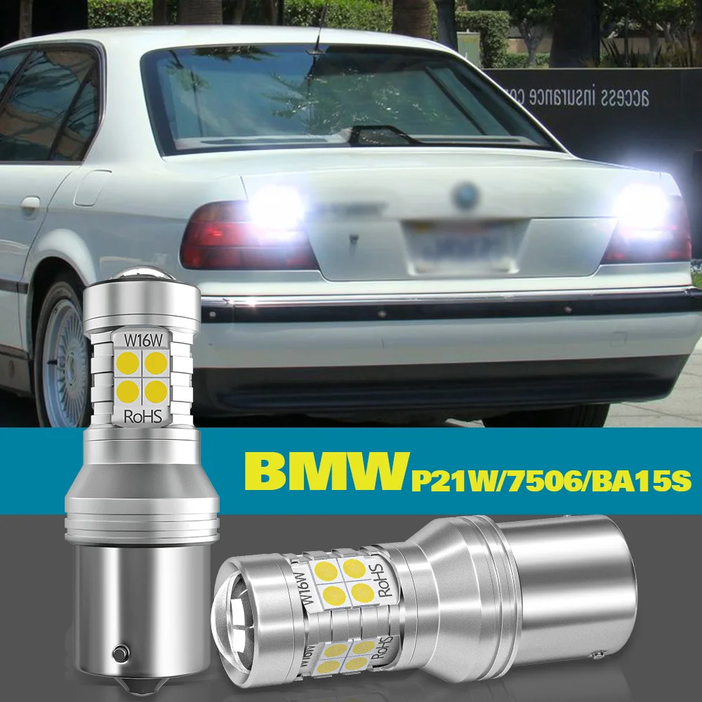 

Reverse Light P21W BA15S For BMW E63 E64 E38 X1 E84 F48 X2 F39 X3 E83 X4 F26 X5 E53 Z3 E36 Z4 E86 E85 Z8 E52 2x LED Backup Lamp