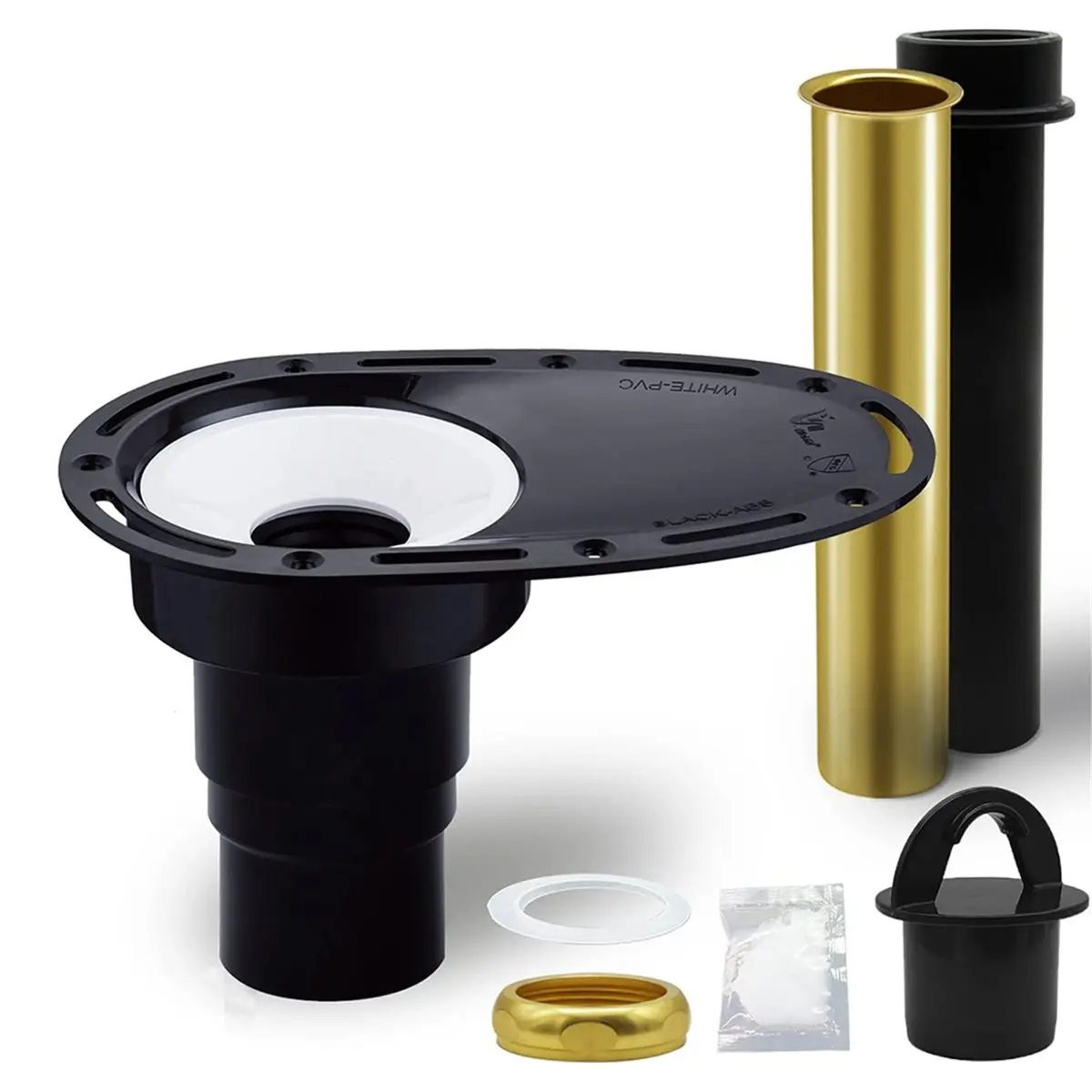 *X07A Freestanding Tub Drain Rough-in Kit for Freestanding Bathtub with Brass Pipe and ABS Pipe