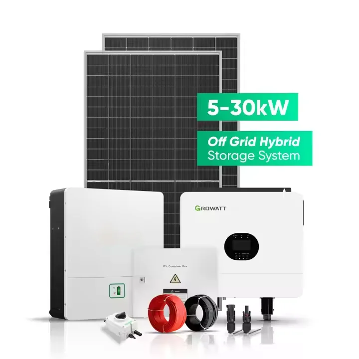 Factory Price 10kW Solar PV Energy Kit: Complete Set with Hybrid Inverter, Lithium Battery, Panels and Hardware