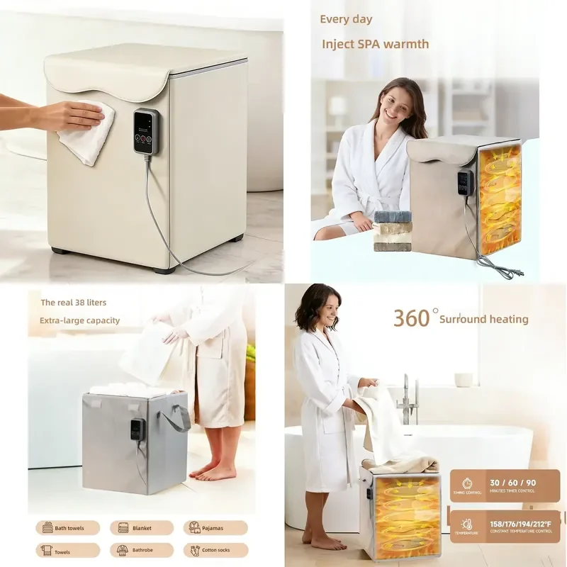 for  Modern Towel Heater Bucket Compact Clothes Dryer with Timing Control Suitable  Home and Apartment Use
