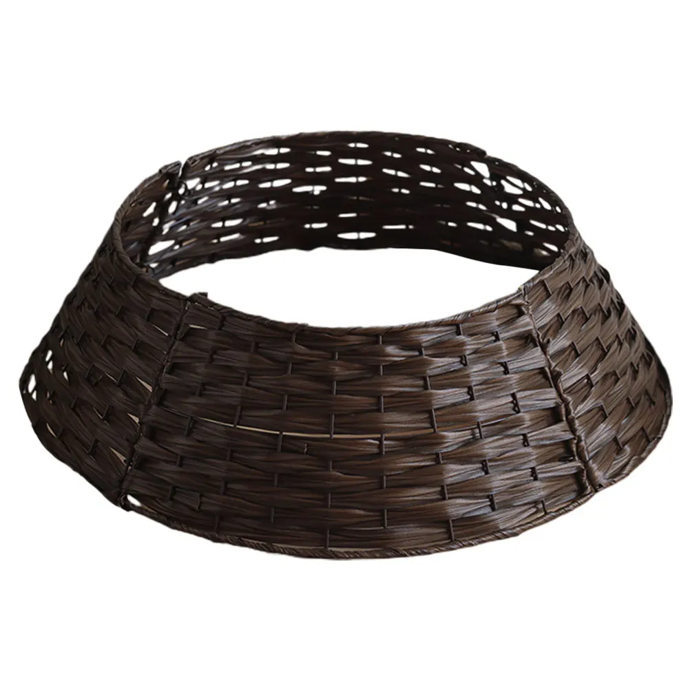 

Christmas Plastic Bottom Cover For Holiday Farmhouse Home Party Decoration Tree Skirt Christmas Xmas Tree Skirt