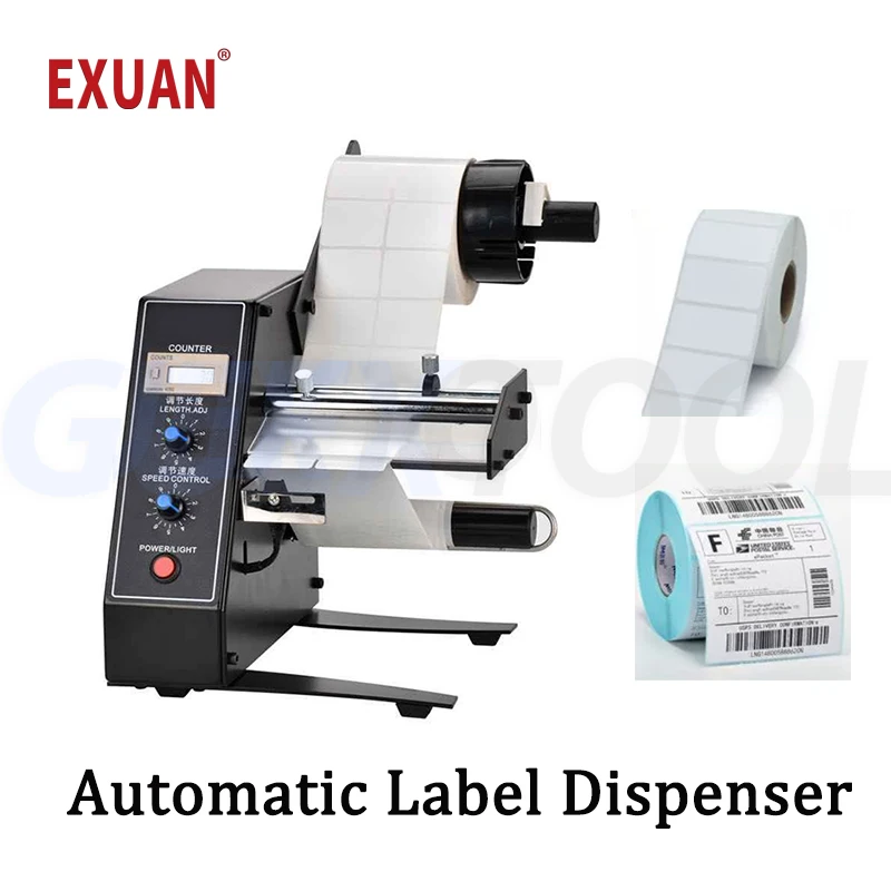 

220V Automatic Label Dispenser Security Label Separating Machine Portable Label Applicator Counting Sticker Separating Tools