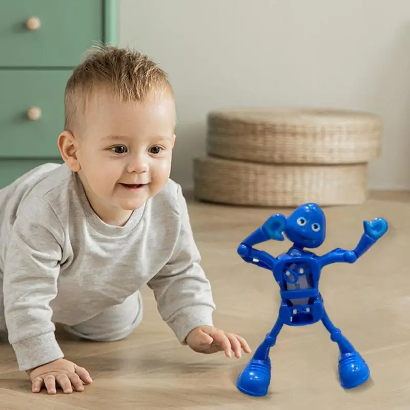 Wind Up Dancing Robot Toy Walking Dancing Spring Wind Up Toy Portable Spring Wind Up Dancing Walking Wriggle Robot Toy For Kids