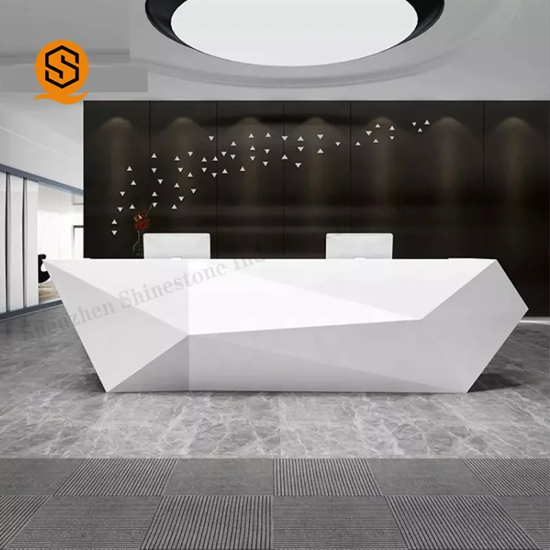 

Pretty Design Front Office Hotel Store Shop Nail Desks Reception Desk Beauty Salon