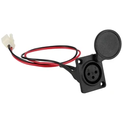 Oplaadpoort Socket Interface Motoraccessoires voor Rocket MX650 MX650 Elektrische Dirt Pit Motor PVC Koper Motocross