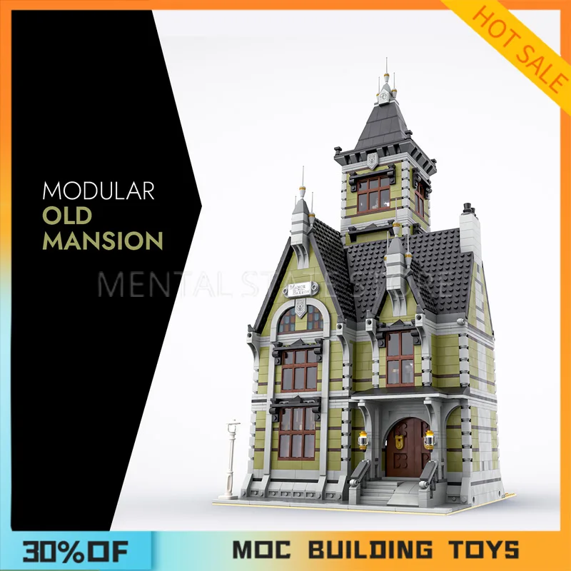 

[3723PCS] Customized MOC Haunted House Creative Building Blocks Set STEM Educational Toys Construction Model Kit Birthday Gifts