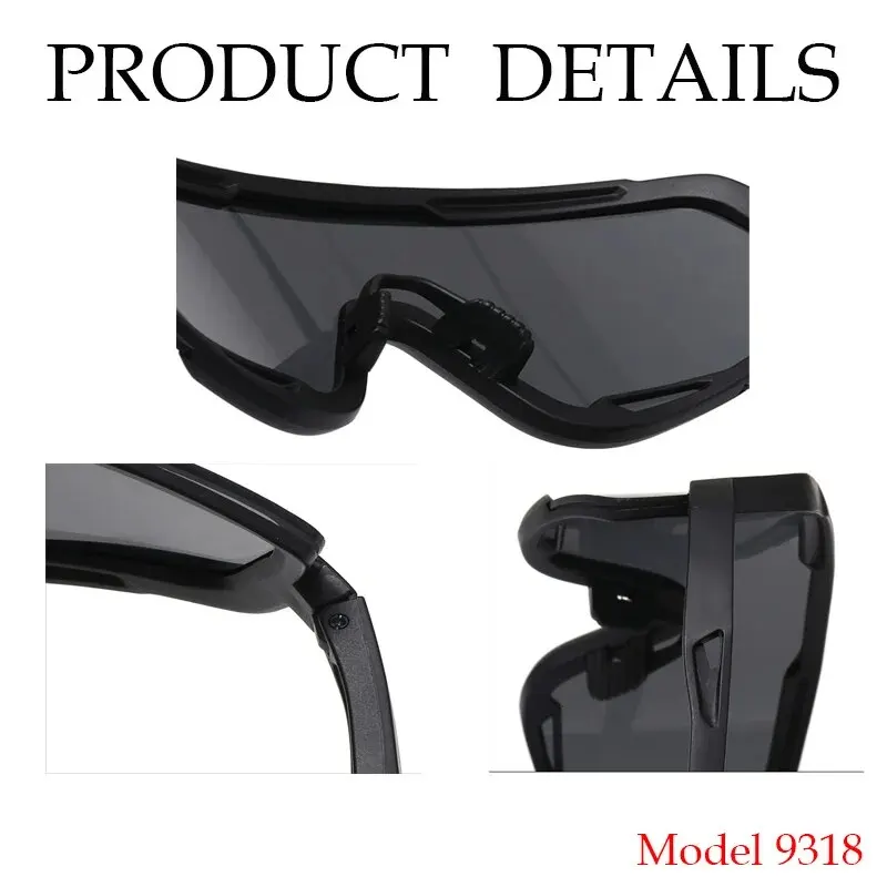 Men Women Sport Road Bike Sunglasses UV400 Rimless Cycling Glasses 2024 MTB Running Fishing Eyewear Male Bicycle Goggles Cyclist