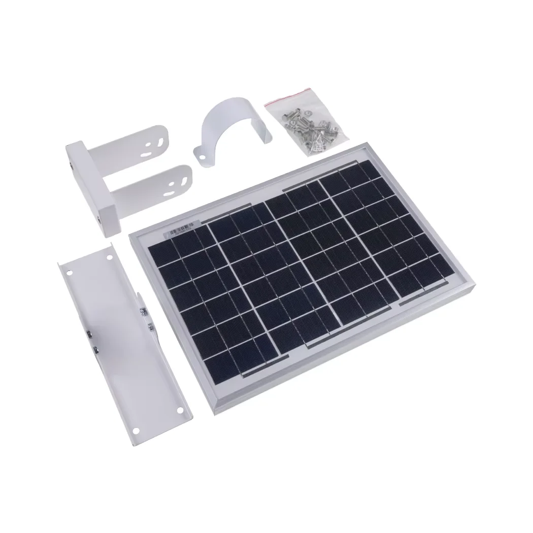 High-efficiency Waterproof PV-12W Solar Panel, W/ Brackets for Easy Installation
