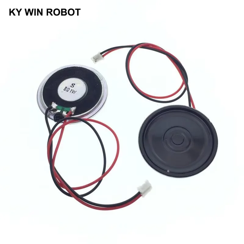 

2pcs/lot New Ultra-thin speaker 8 ohms 1 watt 1W 8R speaker Diameter 40MM 4CM thickness 5MM with PH2.0 terminal wire length 20CM