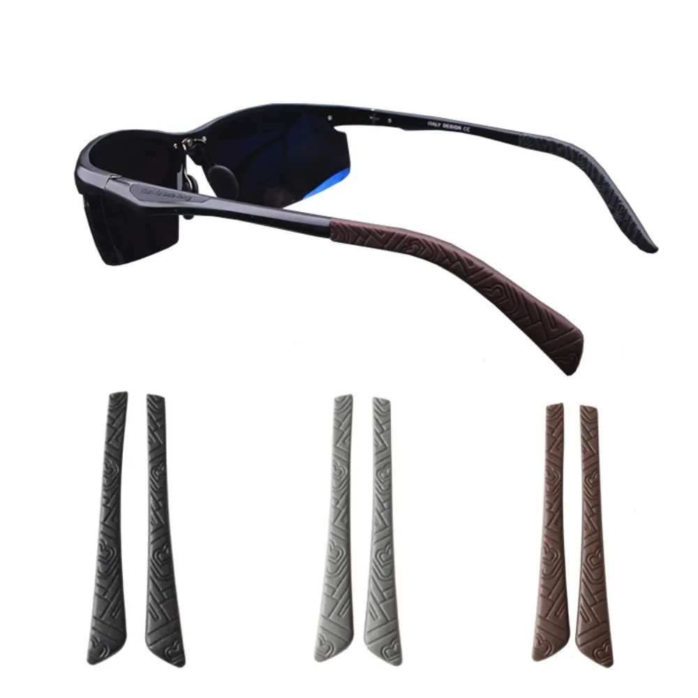 Silikon Silikon Brille Anti-Rutsch-Ärmel Brille elastischer Griff Brillen halter Halter Anti-Rutsch-Ohr haken Brille Fuß abdeckung