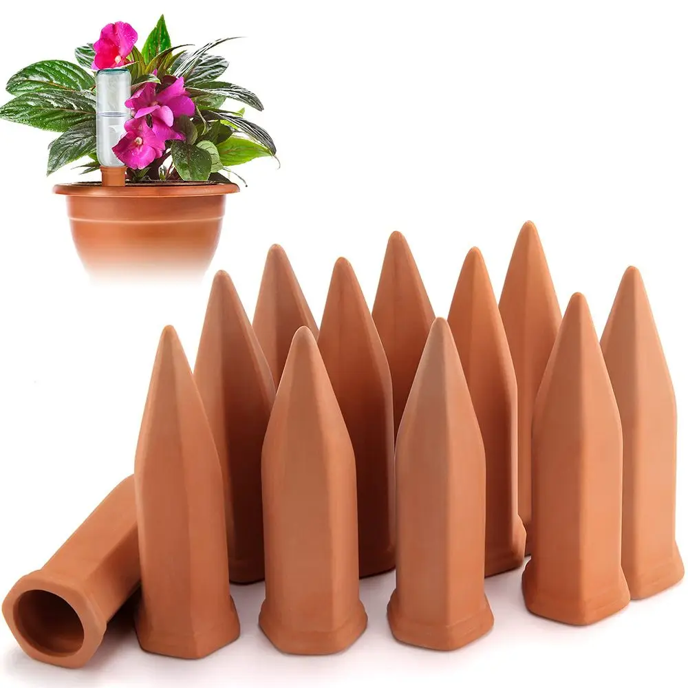 Self Watering Spikes Plant Nanny Terracotta Automatic Plant Waterers Plant Watering Stakes Plant Watering Devices