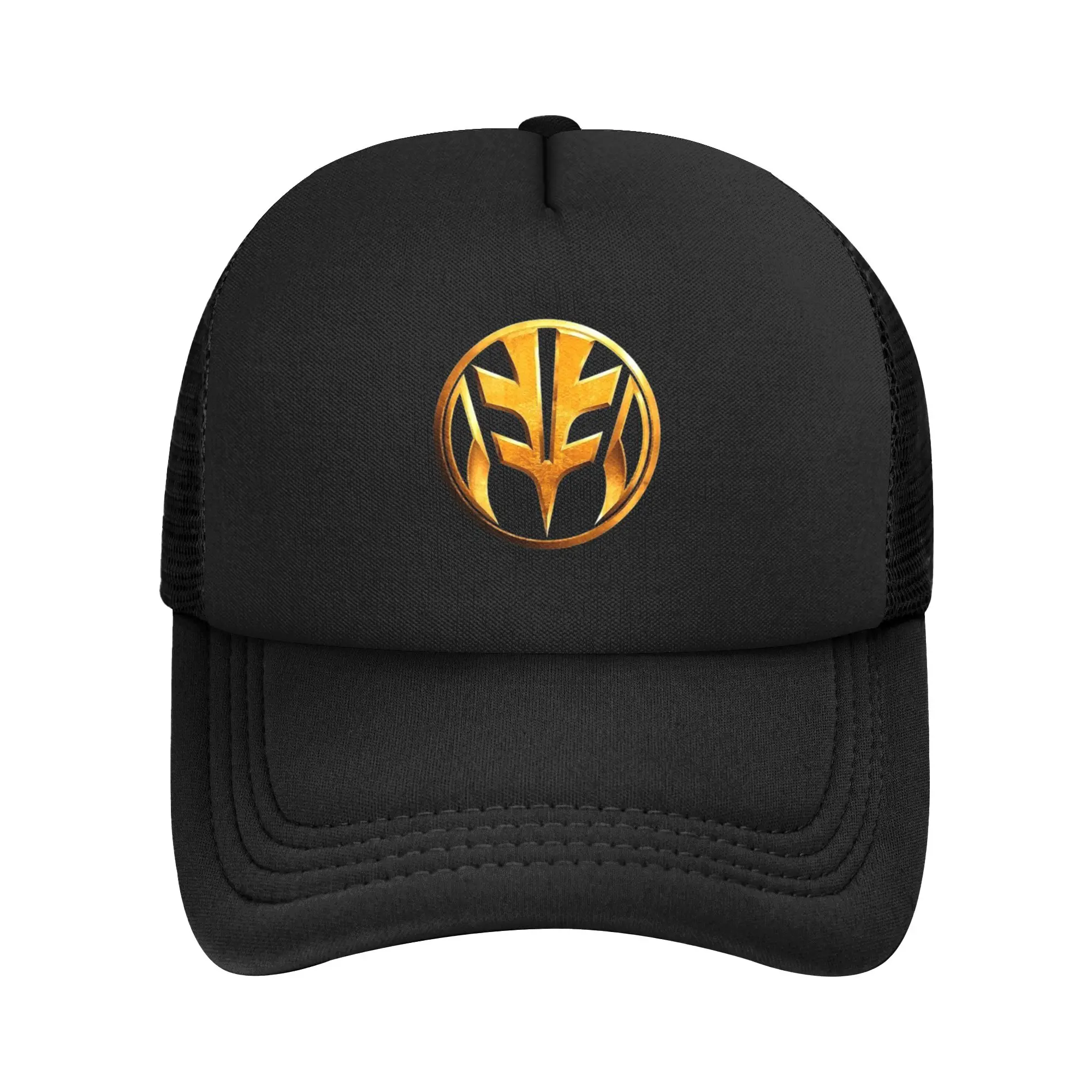 Men Women Tigerzord Logo Power Rangers Trucker Hats Hip-Hop Mesh Baseball Cap Polyester  Hats Adjustable Sports Cap Summer