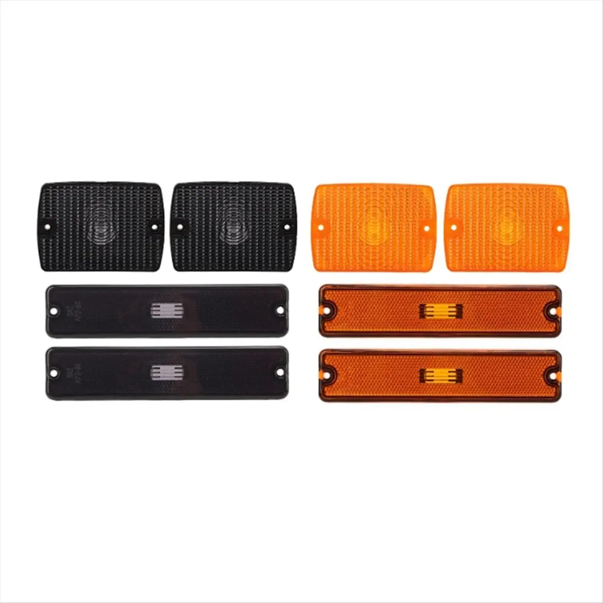 #83Q Turn Signal Light Cover,For Jeep Wrangler YJ 1987-1995 Turn Signal Light Cover Yellow (Yellow)