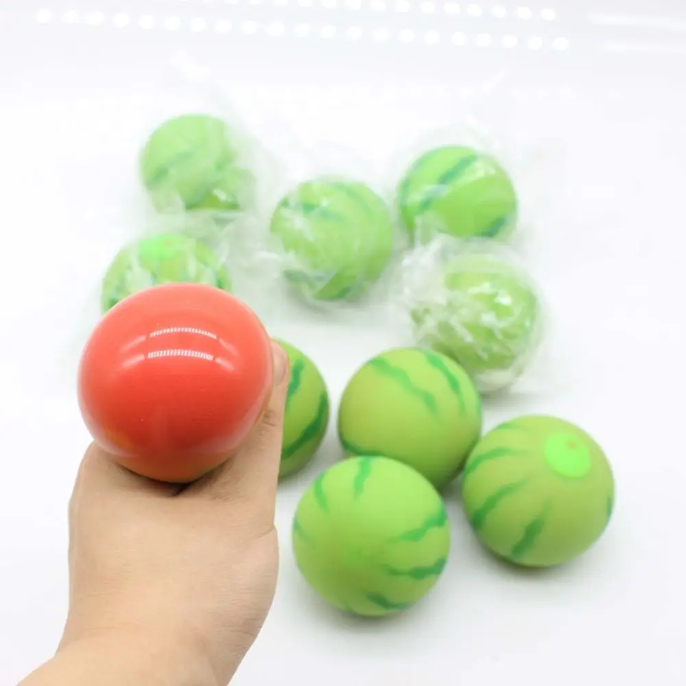 Fruit Watermelon Squeeze Toys Slow Rebound Red Vent Ball Kids Adult Decompression Watermelon Toy Trick Gift