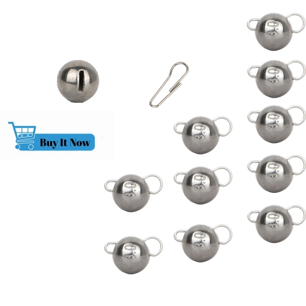 

Brand New of Cheburashka Sinker 3g/10Pcs Wolfram Fishing Weights Tackle For Soft Worm Bait Accessories