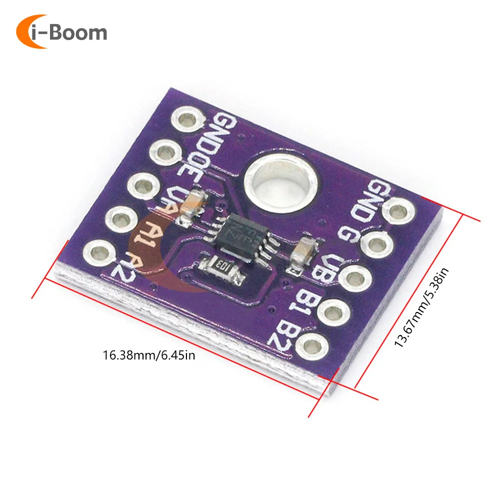 TXS0102 2 Bit Bidirectional Voltage Level Converter 2-Way Level Conversion Board Module I2C IIC Switch with Row Pin PCB Board