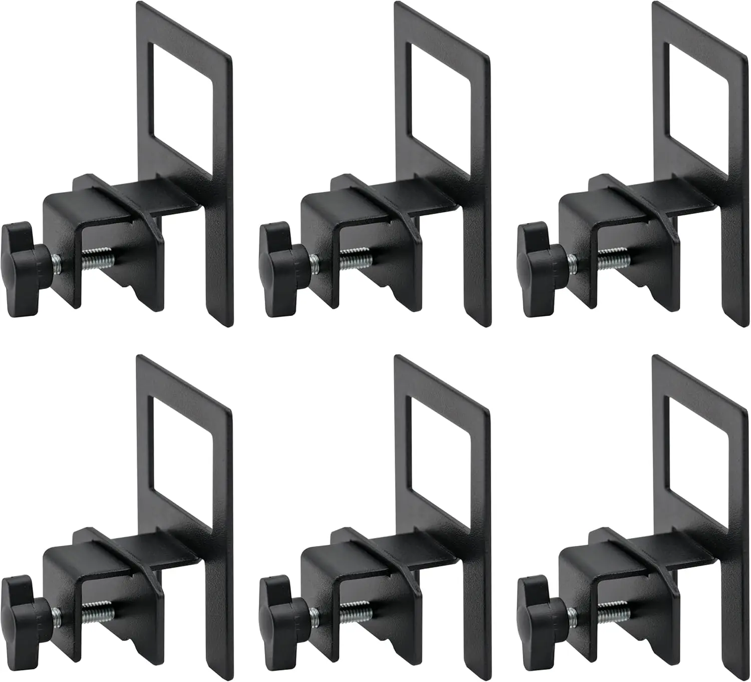 

6 Pcs Mattress Slide Stopper for Metal Bed Frame with Adjustable Screw to Keep Mattress from Sliding, Heavy Duty Non Slip Bed