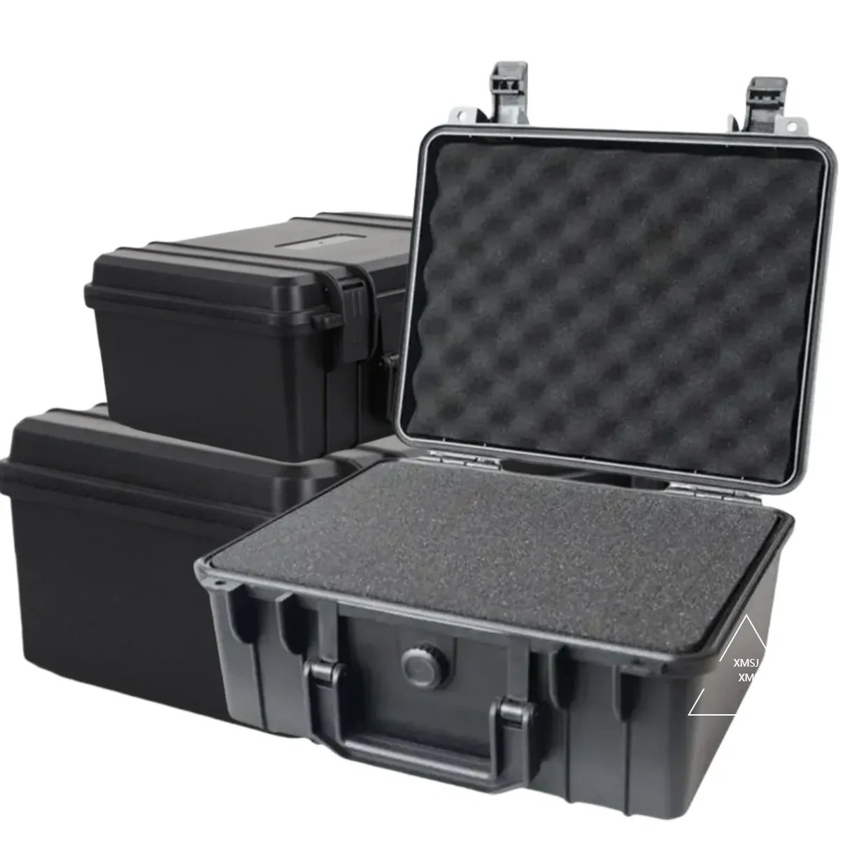 XMSJ Waterproof Hard Toolbox Safety Protector Box Portable Organizer Hardware Storage Tool Case Impact Resistant Instrument Case
