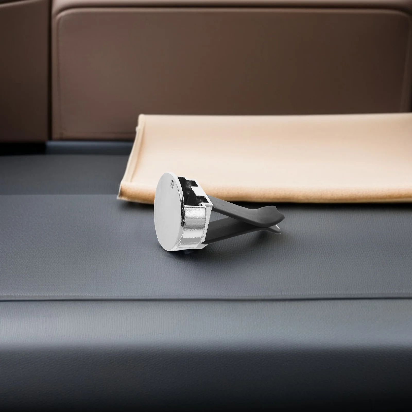 

10Pcs Metal Car Air Vent Clips Automatic Car Air Perfume Holder Round Head Design for Vehicle Office Home Use Universal