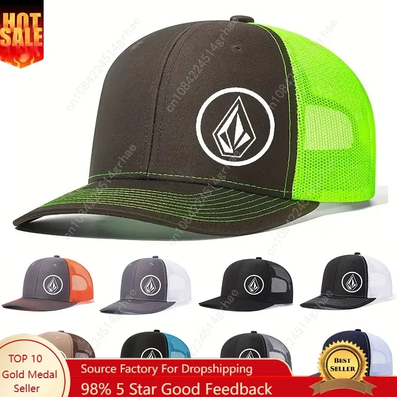 

Simple symbol slightly curved printed baseball cap men's and women's outdoor sports events duck cap American truck driver hat tr