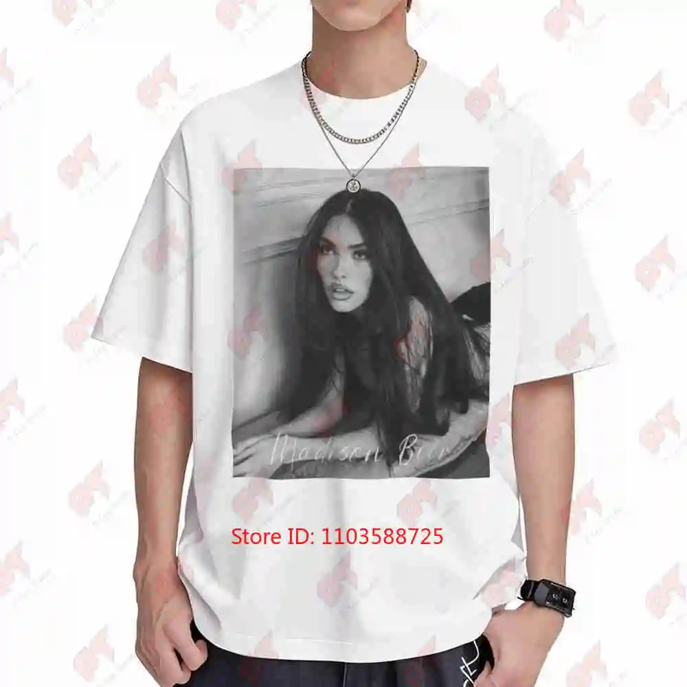 Madison Beer Short Sleeve Tee 100% Cotton T-Shirt