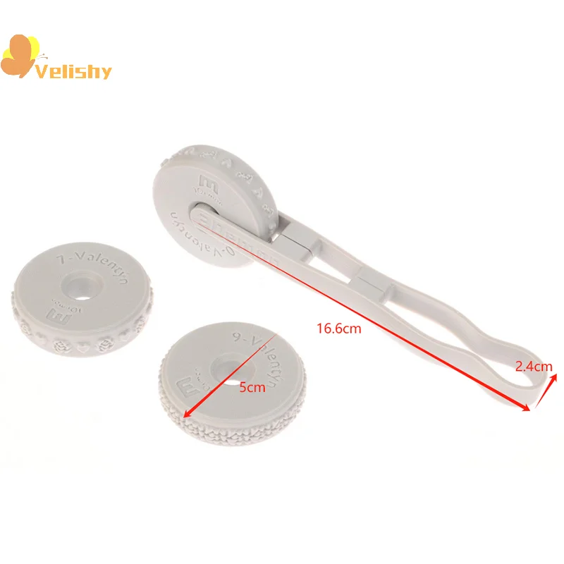 

Valentine Love Texture Stamp Tool For Clay Art Modeling Pattern Scroll Wheel Clay Texture Rolling Emboss Plaids Hand Rollers