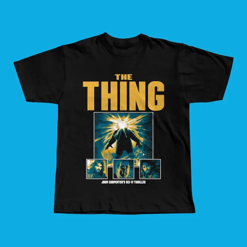 The Thing Sci-Fi Horror T-Shirt, John Carpenter MacReady Antarctic Tee