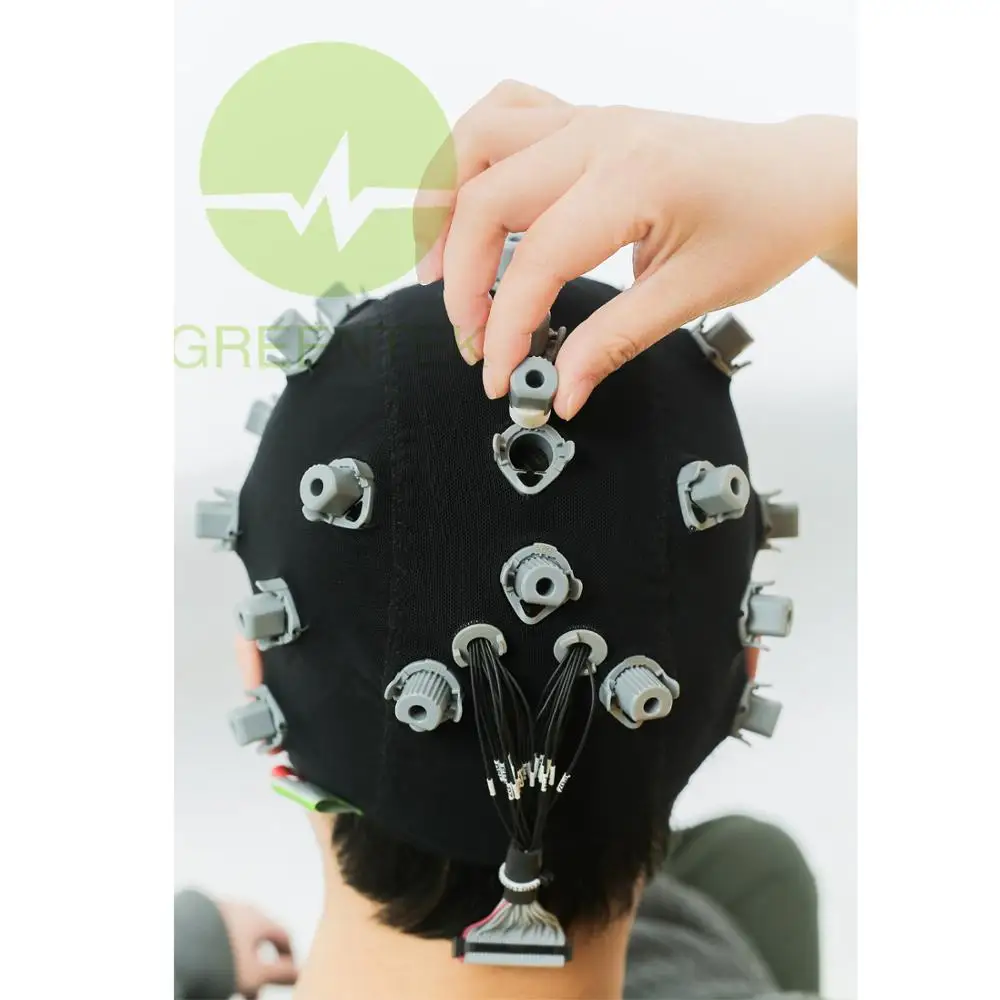 Greentek Gelfree S3 EEG Electrode Cap for ERP EP Event Related Potentials/Evoked Potentials